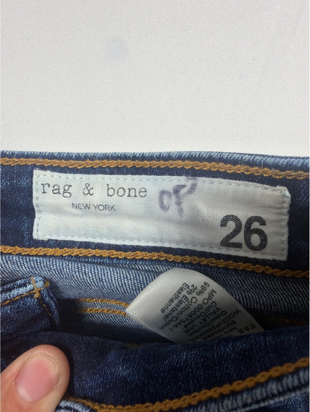 rag & bone Women's Blue Skinny Jeans Size 27 - Picture 7 of 11